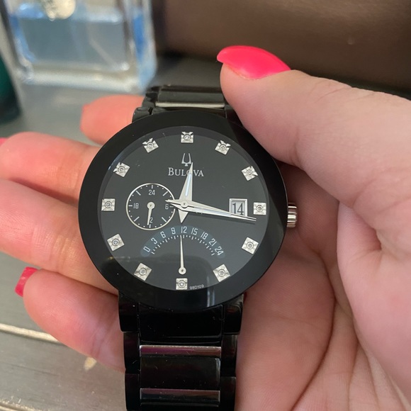 Mens Bulova Diamond Watch